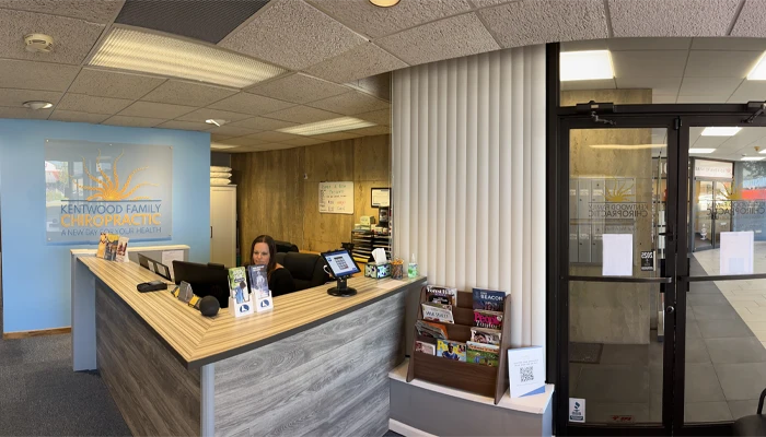 Front desk at Kentwood Family Chiropractic