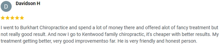 5-Star Testimonial by Davidson H
