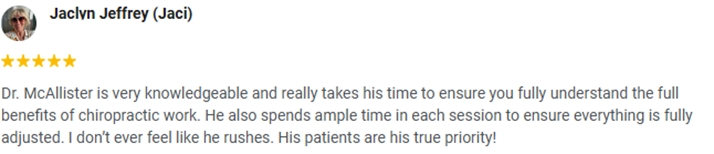 5-Star Testimonial by Jaclyn Jeffry